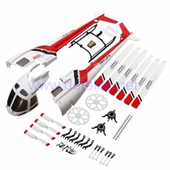 XK-K123 AS350 wltoys V931 helicopter parts Package set A